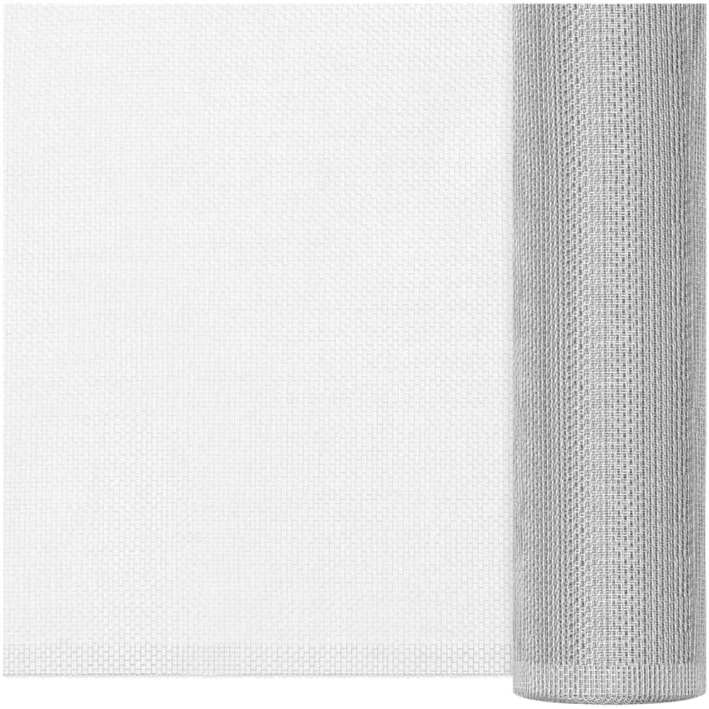 Zanzariera in Alluminio 60x1000 cm Argento - Foto 1