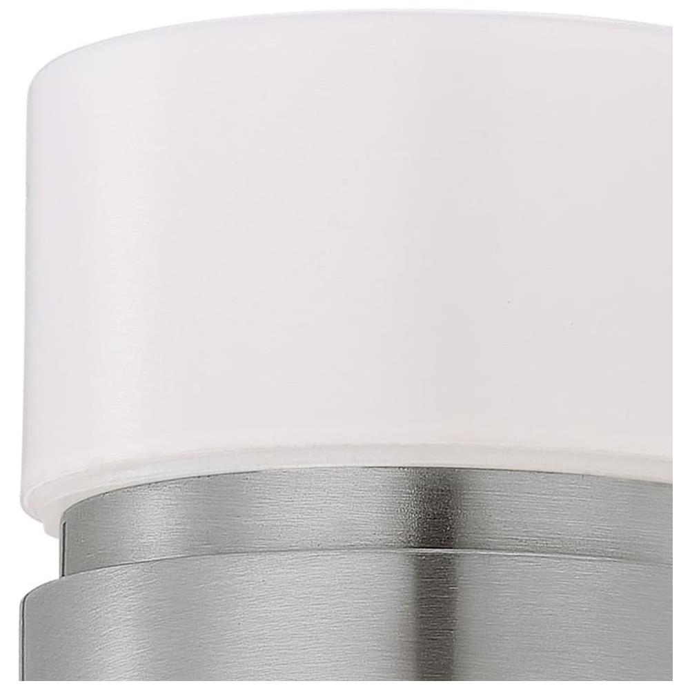 Lampada a LED Sensore da Parete Esterna Atollari 2x6W Argento - Foto 2