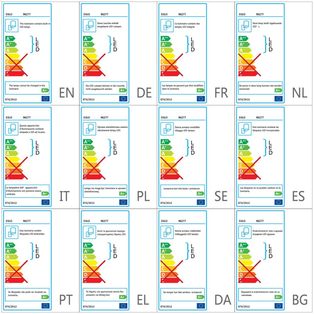 Lampada a LED Sensore da Parete Esterna Atollari 2x6W Argento - Foto 6