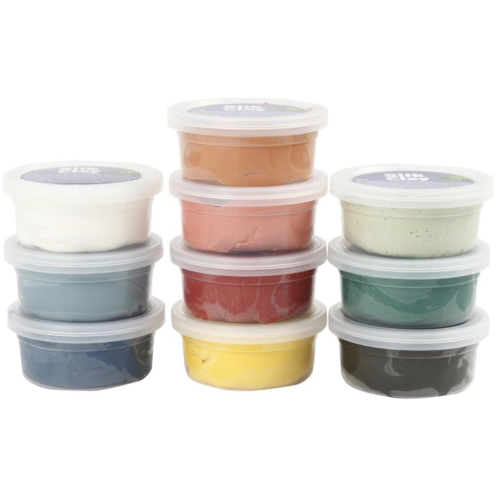 Set Per Modellare Silk Clay® - 10 X 40 G - Foto 2