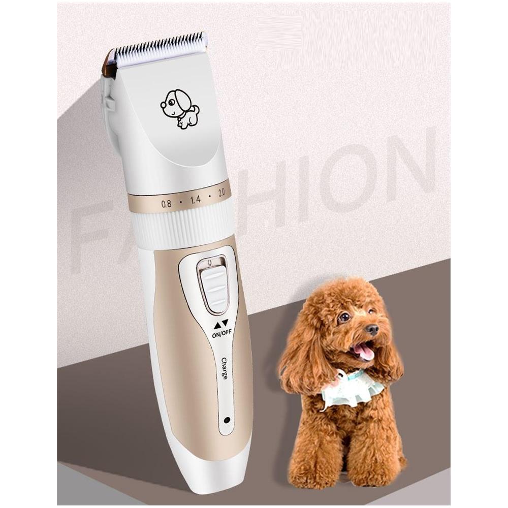 Tosatrice Per Cani Silenziosa Wireless Con Accessori Oro / Bianco - Foto 2
