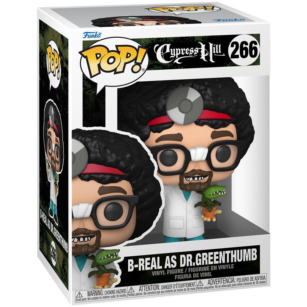 Cypress Hill Pop! Rocks Vinyl Figure B Real (dr. Greenthumb) 9 Cm - Foto 4