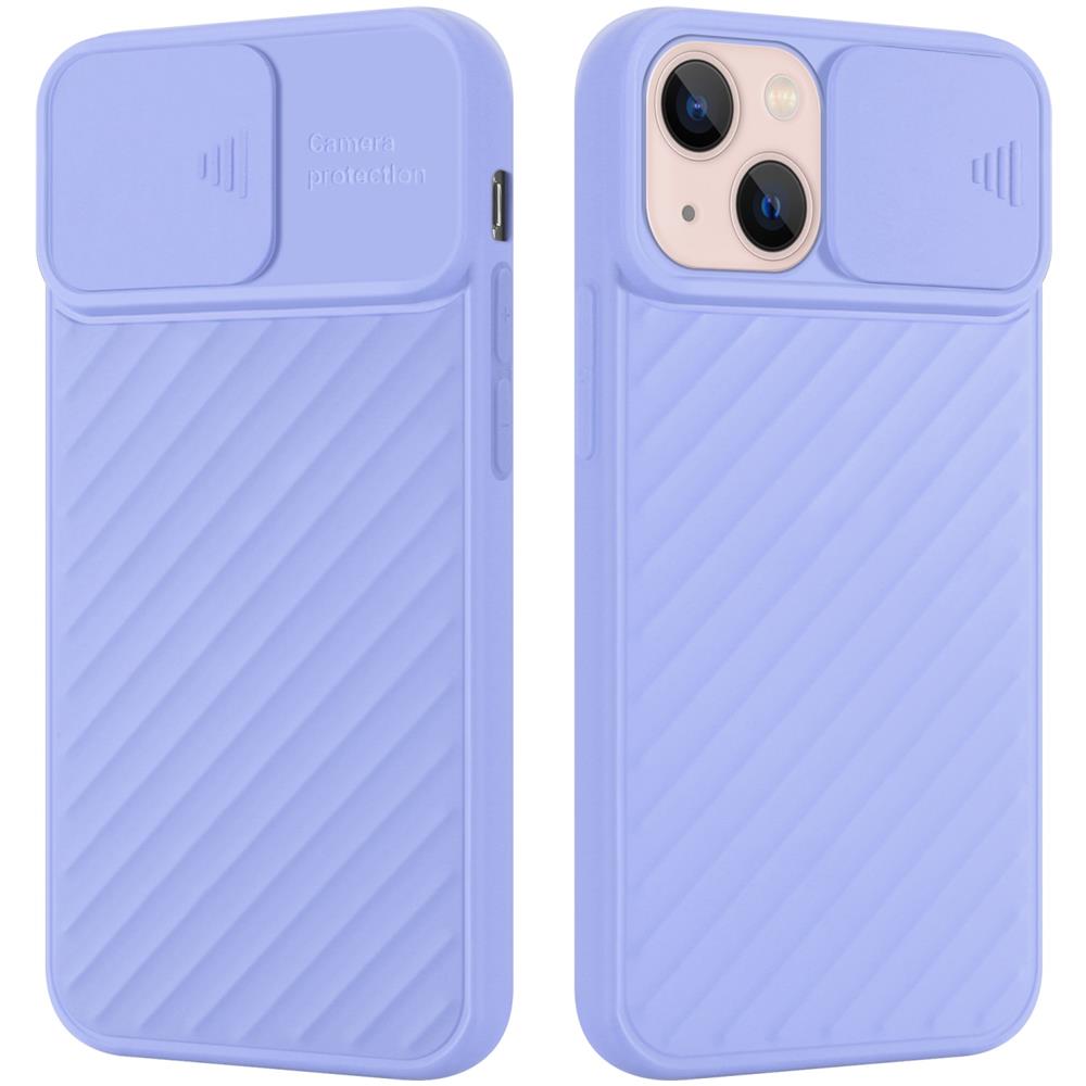 Custodia Compatibile Con Apple Iphone 13 In Viola Opaco - Coperchio Protettivo In Silicone Tpu Flessibile E Con Protezione Per La Fotocamera - Foto 1