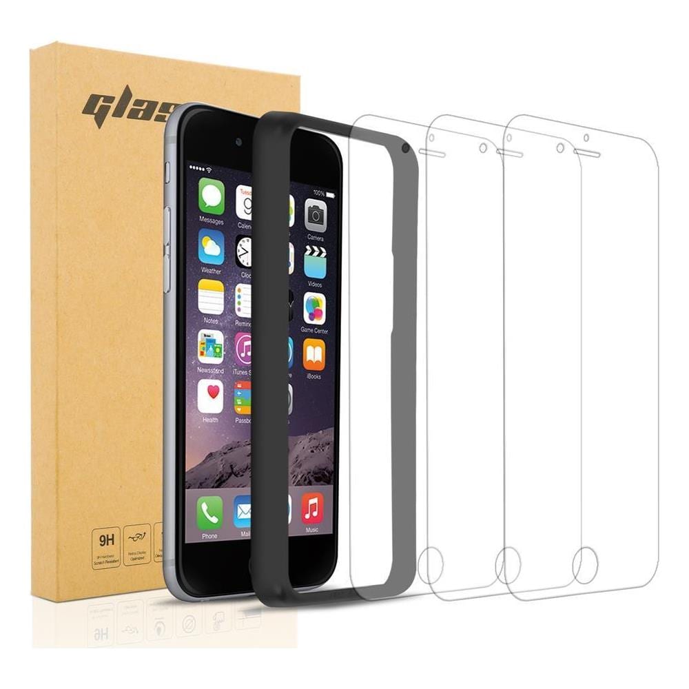 3x Vetro Temperato Compatibile Con Apple Iphone 7 / 8 In Transparente - 3x Vetro Temperato (tempered) Di Protezione Del Display Con Aiuto Per L'installazione - Foto 1