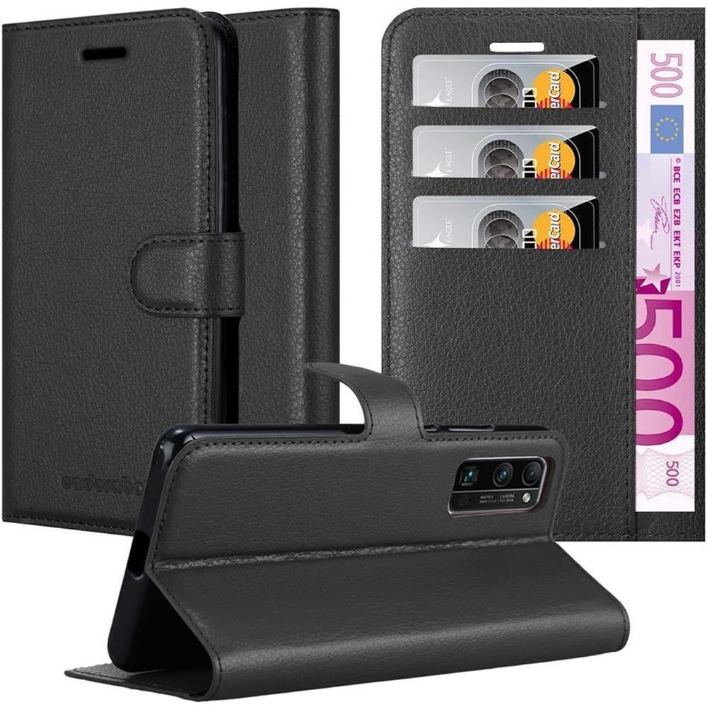 Custodia Compatibile Con Honor 30 Pro In Nero Carbone - Coperchio Protettiva Con Chiusura Magnetica, Funzione Stand E Tasca Per Le Carte - Foto 1