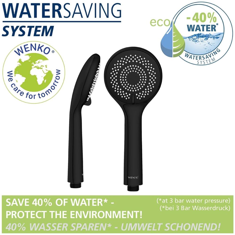 Cuffia Doccia A Risparmio Idrico Ø 9,5 Cm, - Foto 2