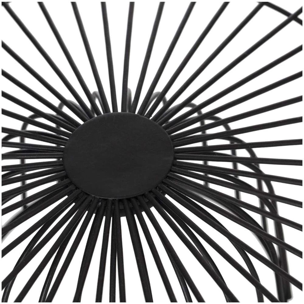 Cesto Di Frutta Con Base, Metallo, 28 Cm, Nero - Foto 2