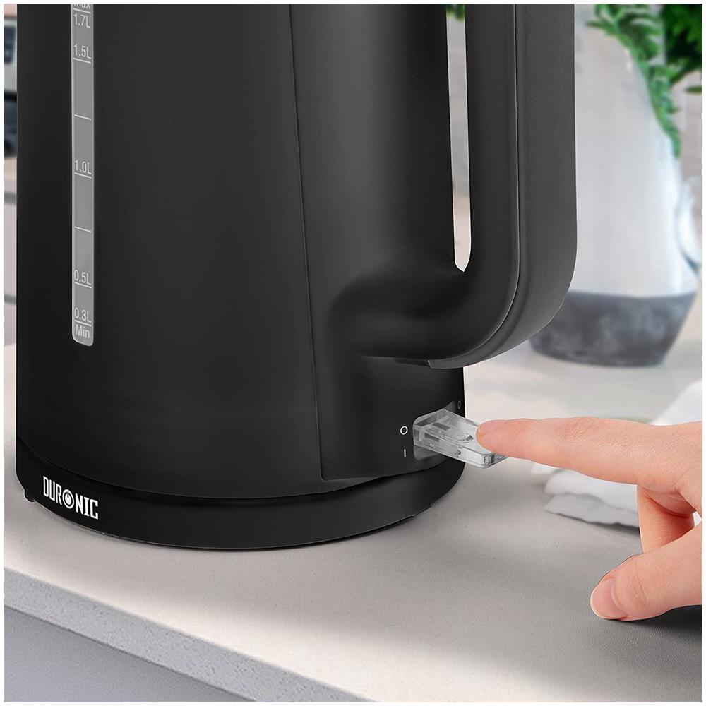 Ek17 Bk Bollitore Elettrico - Bollitura D'acqua Rapida 1,7l Nero 2200w - Spegnimento Automatico - Design Compatto - Base Rotazione 360° - Protezione Boil-dry - Filtro Anticalcare - Foto 7