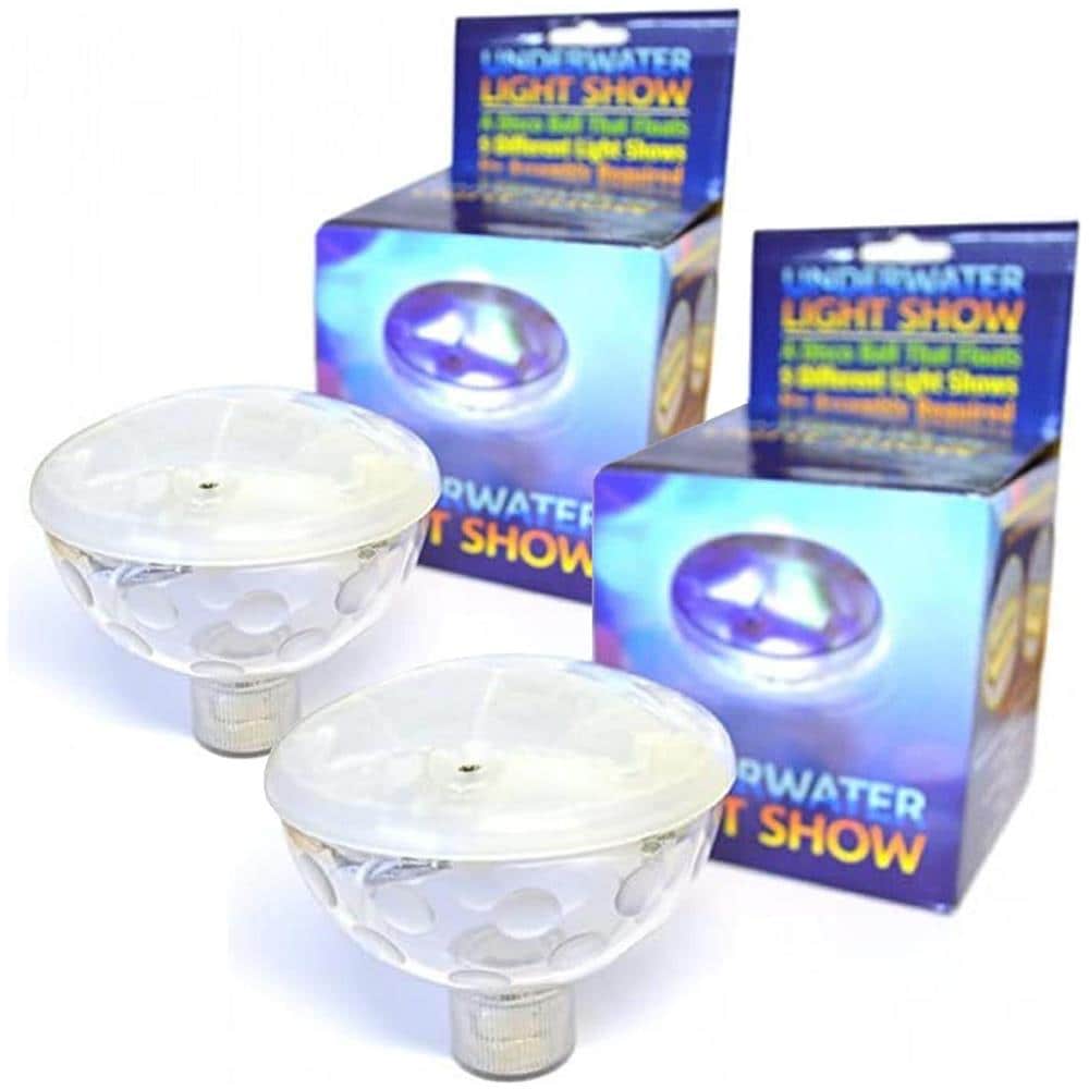 2 Luci Da Bagno Galleggianti A Batteria - Rosso Blu Verde - Foto 1