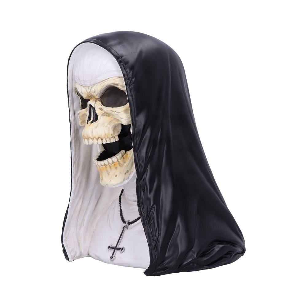 Nemesis Now - Sorella Mortis - Orribile Busto Di Suora Scheletrica 29cm - Foto 7