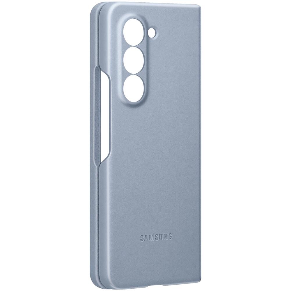Cover Per Samsung Z Fold5 In Similpelle Originale Eco-leather Case Icyblue - Foto 2