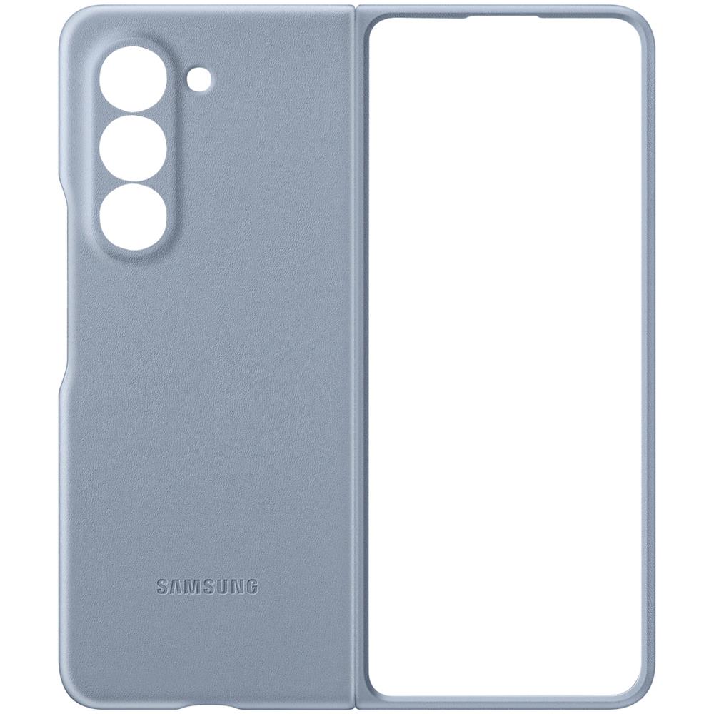 Cover Per Samsung Z Fold5 In Similpelle Originale Eco-leather Case Icyblue - Foto 1