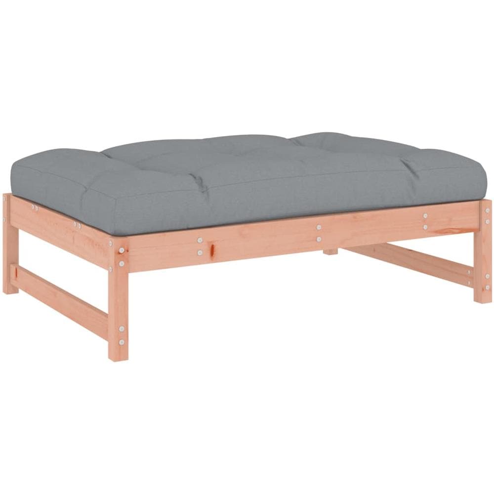 Poggiapiedi Da Giardino 120x80 Cm In Legno Massello Di Douglas - Foto 2