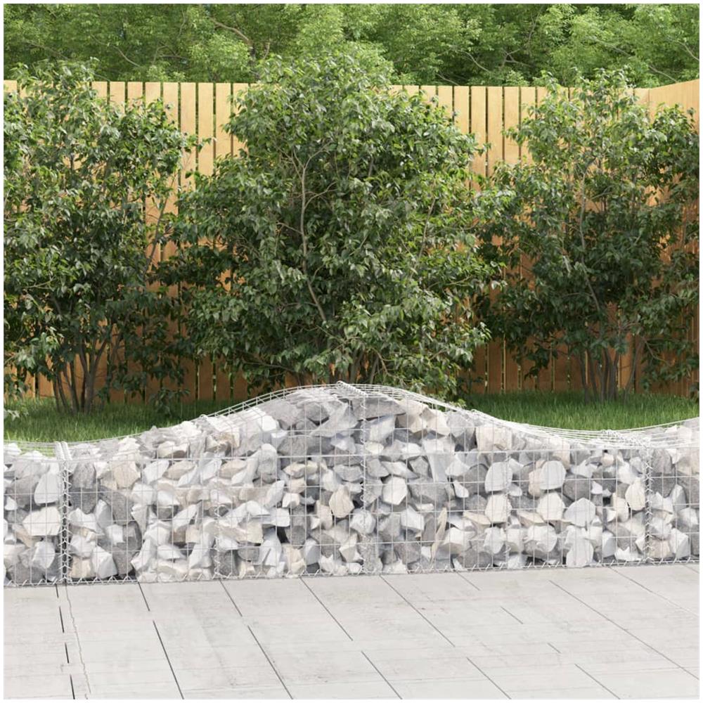 Cesti Gabbioni Ad Arco 40 Pz 200x50x40/60 Cm Ferro Zincato - Foto 1