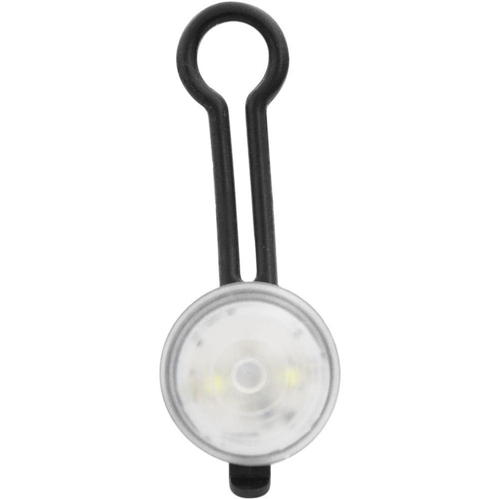 On Bike Fanalini Microlampade Tonde Bicicletta Di Colore Bianco Con Doppia Funzione - Foto 1