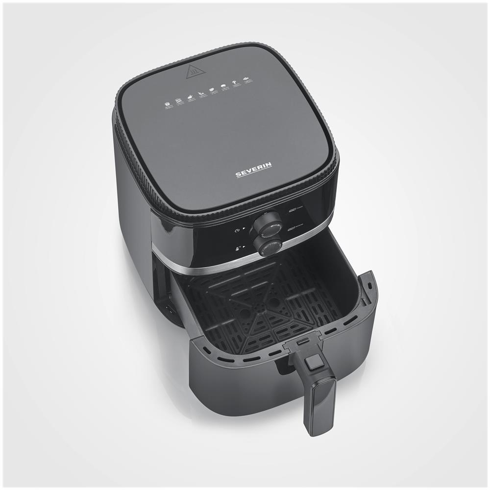 Friggitrice Ad Aria Calda 4,3 L Autonomo 1500 W Nero, Argento - Foto 5