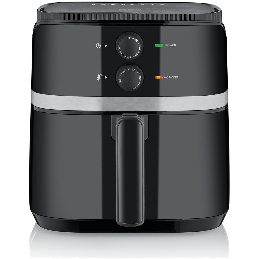 Friggitrice Ad Aria Calda 4,3 L Autonomo 1500 W Nero, Argento - Foto 1