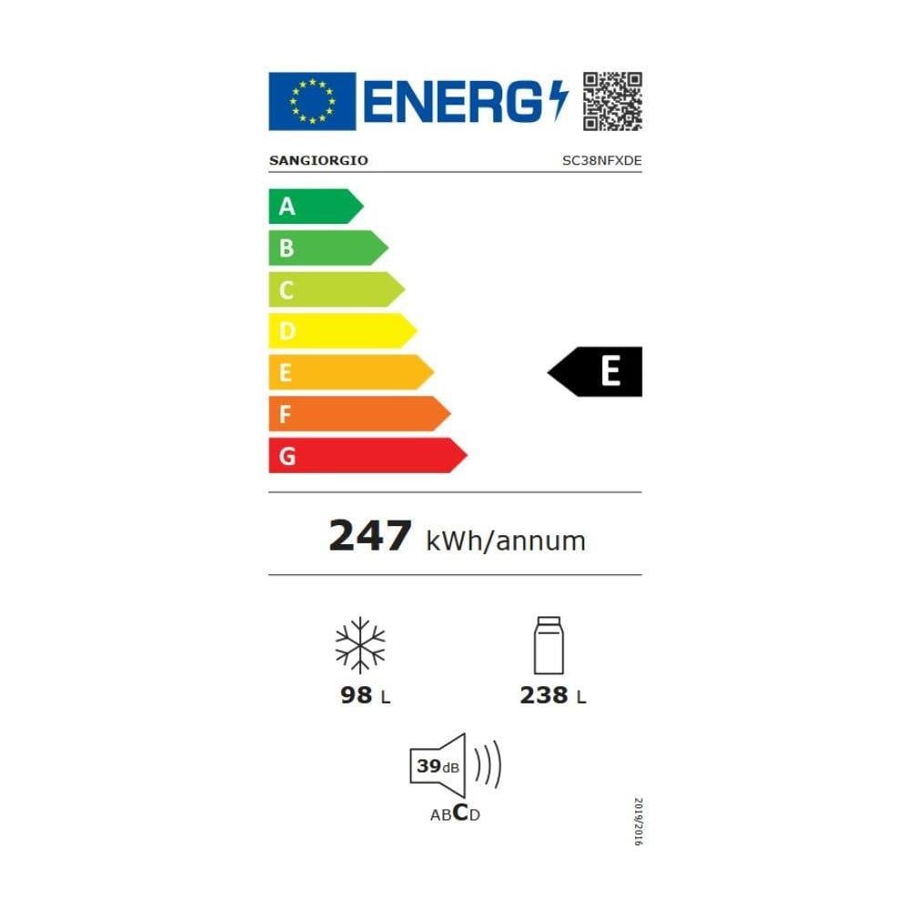 Frigorifero Combinato No Frost E 336 Litri Silver Sc38nfxde - Foto 2