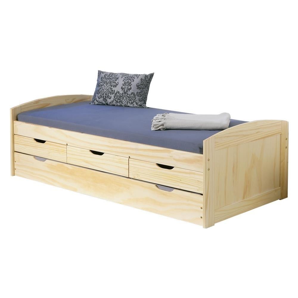 Letto Con Secondo Letto Ad Estrazione E Cassetti Contenitore - Foto 2