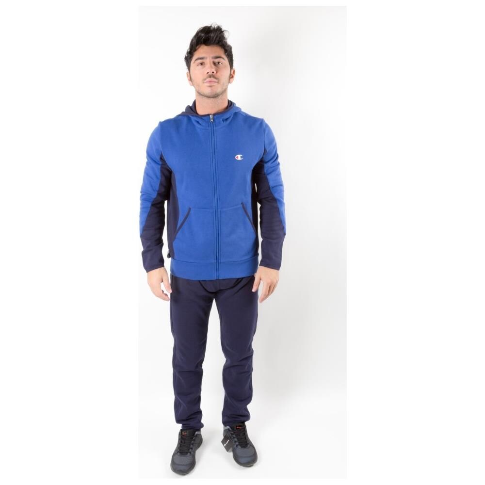 Tuta Uomo Fall Fleece Blu Variante 1 S - Foto 1
