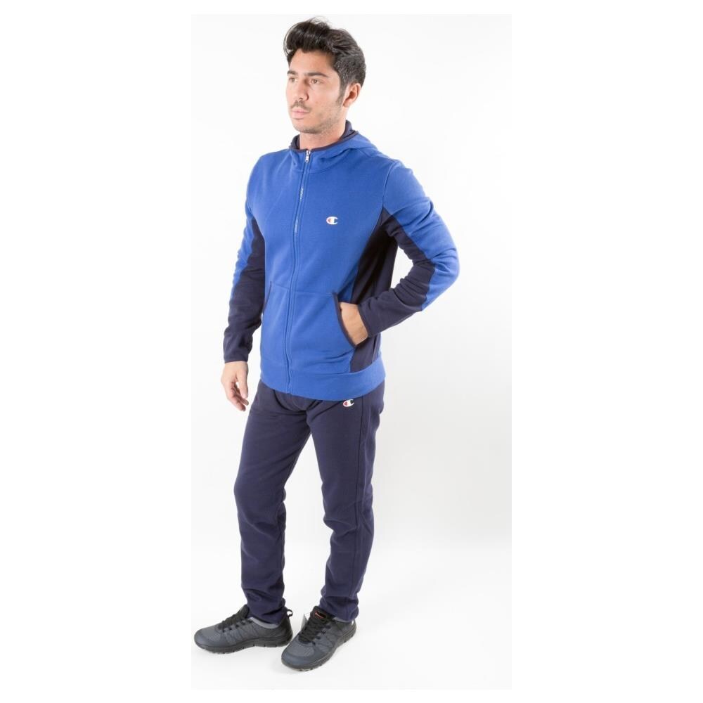 Tuta Uomo Fall Fleece Blu Variante 1 S - Foto 2