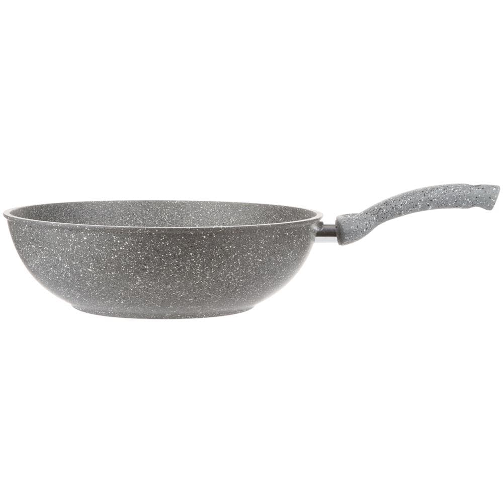 Wok Antiaderente Pietra Ad Induzione Cuore Di Pietra Cm 28 - Foto 2