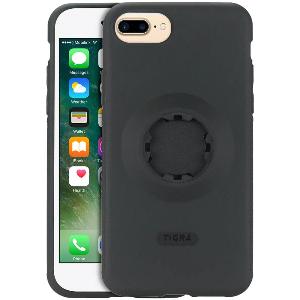Cover Iphone 7 Plus / 8 Plus Protezione Waterproof Fissaggio Fitclic Nero - Foto 1