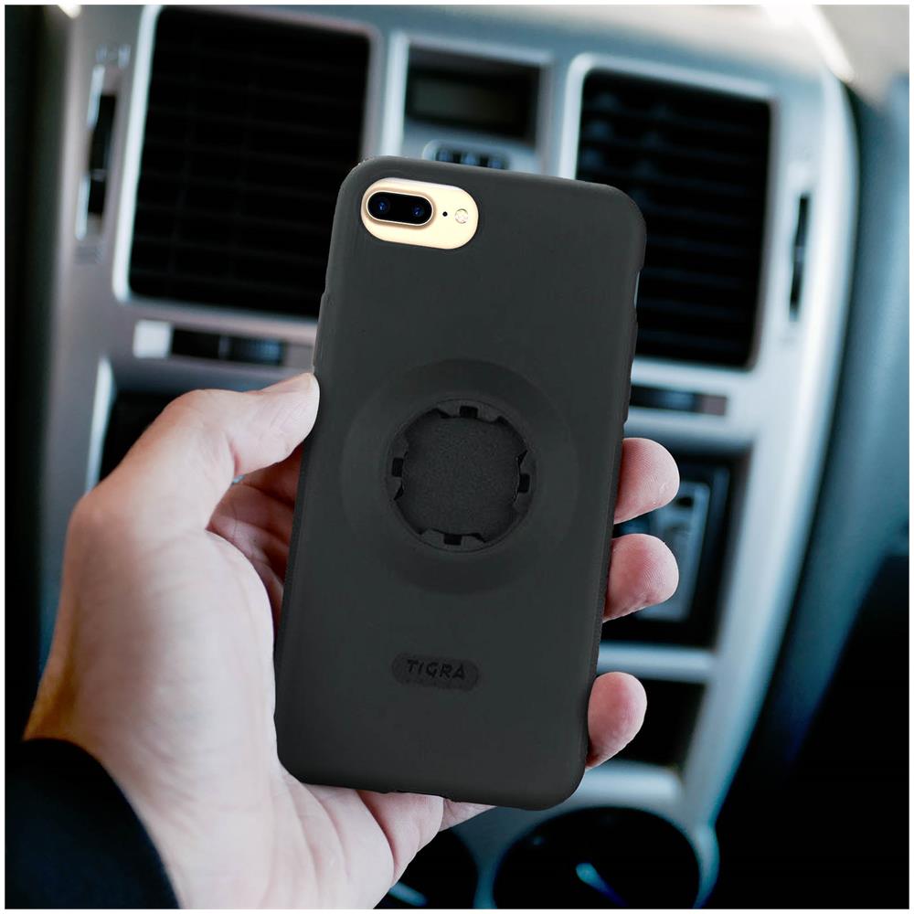 Cover Iphone 7 Plus / 8 Plus Protezione Waterproof Fissaggio Fitclic Nero - Foto 2