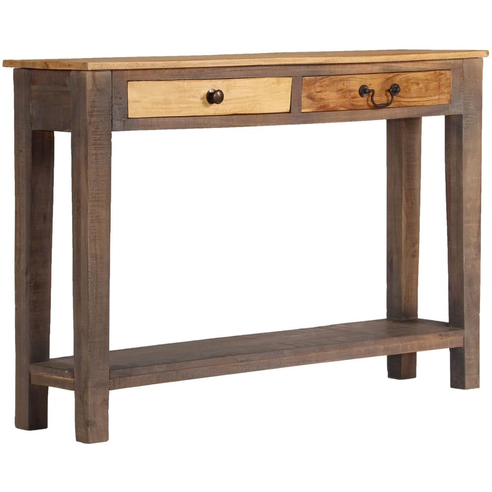 Tavolo Consolle In Legno Massello Vintage 118x30x80 Cm - Foto 1