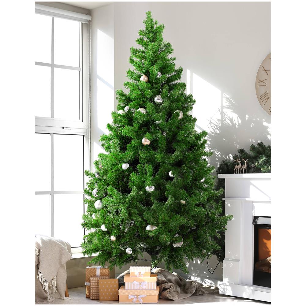 Albero Di Natale Riccardo, Pino Artificiale, Albero Effetto Reale, Alberello Natalizio Extra Folto, 183x183 H300 Cm, Verde - Foto 1