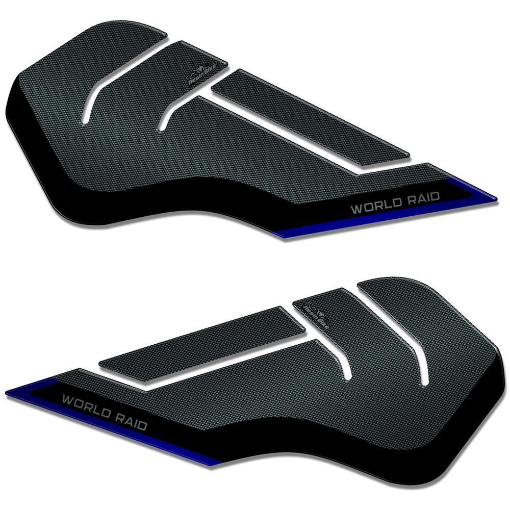 Adesivi 3d Protezioni Laterali 02 Compatibili Con Yamaha Tenere 700 2019 Blu - Foto 1
