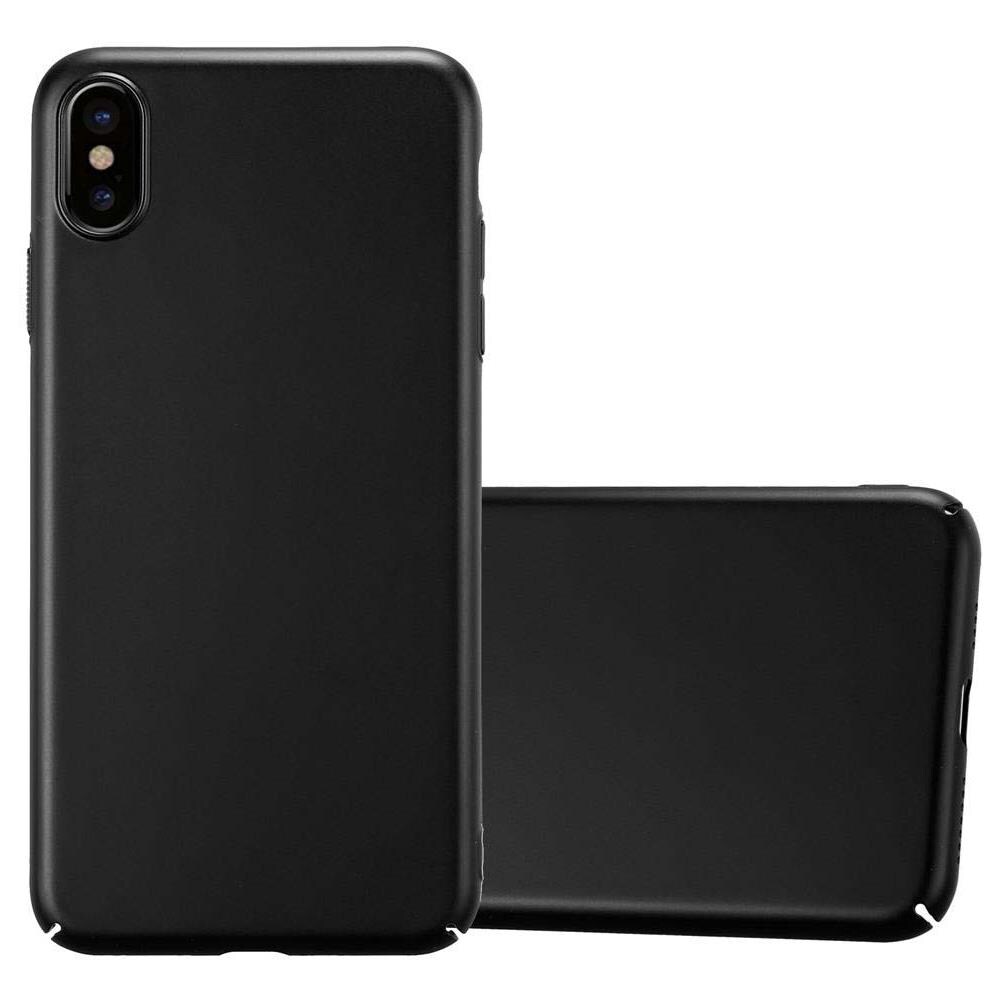 Custodia Compatibile Con Apple Iphone Xs Max In Nero Metallo - Hard Case Coperchio Protettivo In Look Metallico Contro I Graffi E Gli Urti - Foto 1