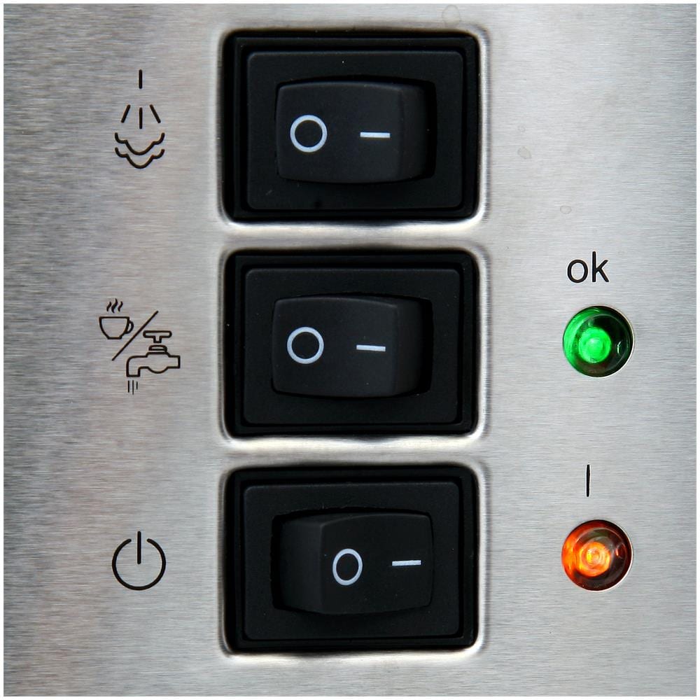 Ms 4403 Macchina Per Caffè Espresso Manuale 15 Bar, 1,6 L, Montalatte, Scaldatazze 850w - Foto 2