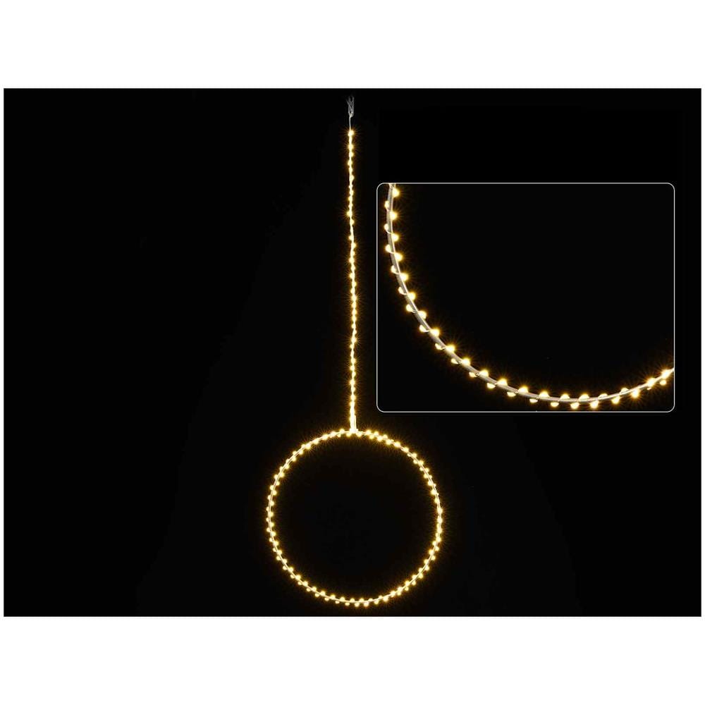 Sfera Natalizia Luminosa Con 150 Led Da Appendere Diametro 30 Centimetri Decorazione Luminosa Per Interni Ed Esterni Luci Natalizie Per Casa Negozi E Vetrine - Foto 2