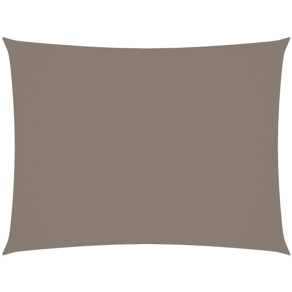 Parasole a Vela Oxford Rettangolare 3x4,5 m Grigio Talpa - Foto 1