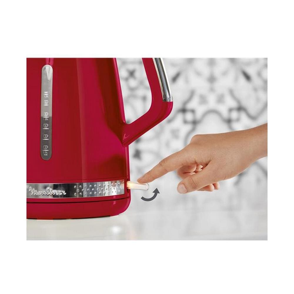 By320510 Soleil Bollitore Elettrico Cordless, Capacità 1,7 L, Base Girevole A 360°, Resistenza Nascosta, 2 Livelli D'acqua - Foto 2