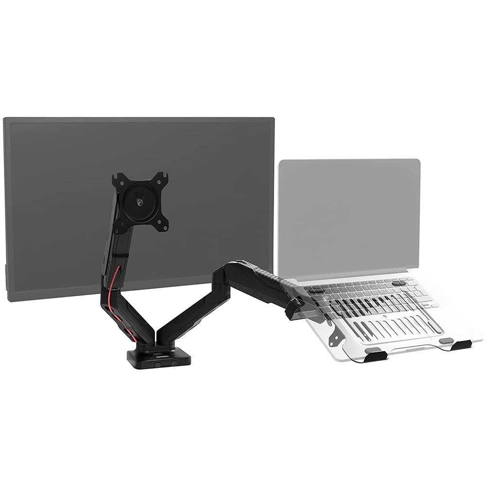 Supporto per Laptop e Monitor DMDCL1X1 Fino 27" Regolabile in Altezza / Inclinabile Colore Nero - Foto 1