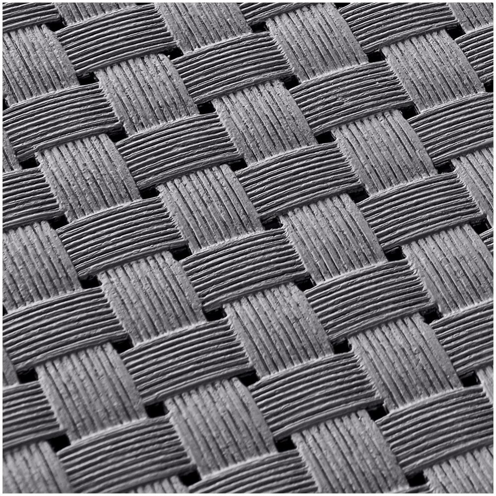 Salotto Da Giardino 2 Posti Effetto Resina Intrecciata Grigio Ankara - Foto 2