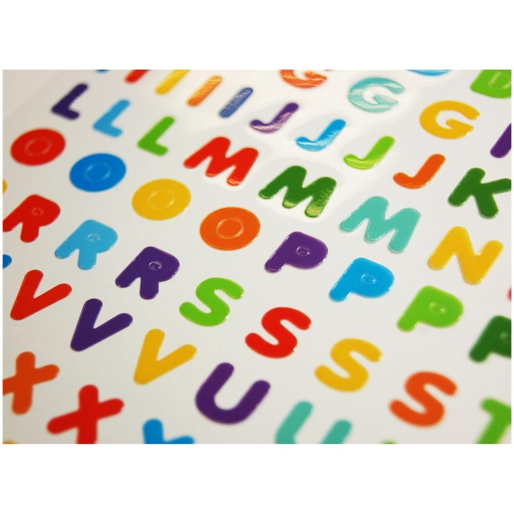 120 Adesivi - Alfabeto E Numeri - Multicolore - Foto 1
