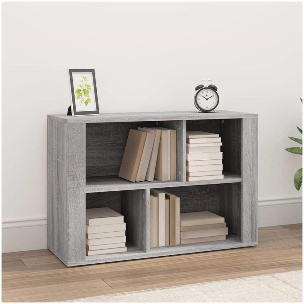 Credenza Grigio Sonoma 80x30x54 Cm In Legno Multistrato - Foto 1