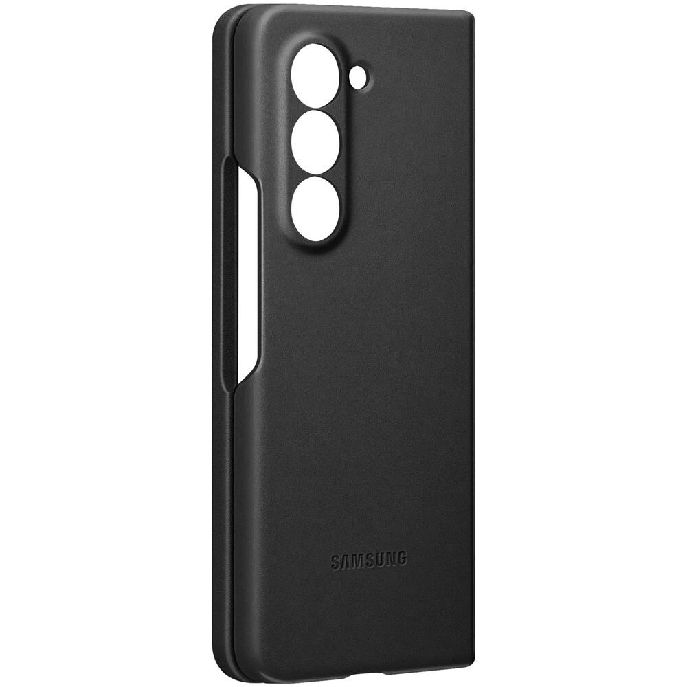 Cover Per Samsung Z Fold5 In Similpelle Originale Eco-leather Case Black - Foto 2