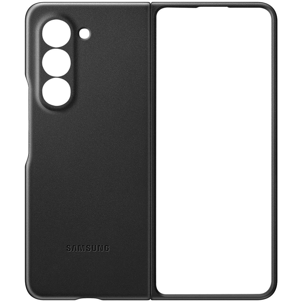 Cover Per Samsung Z Fold5 In Similpelle Originale Eco-leather Case Black - Foto 1