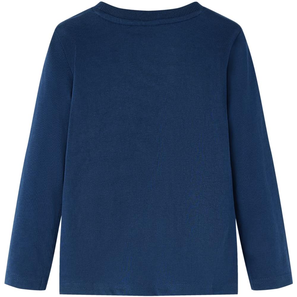 Maglietta Per Bambini A Maniche Lunghe Con Stampa Jeep Blu Marino 128 - Foto 2