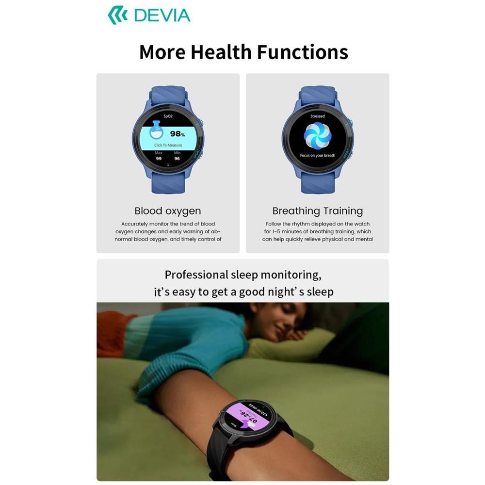 Smart Watch WT3 IP67 modello Z123 Blu - Foto 2