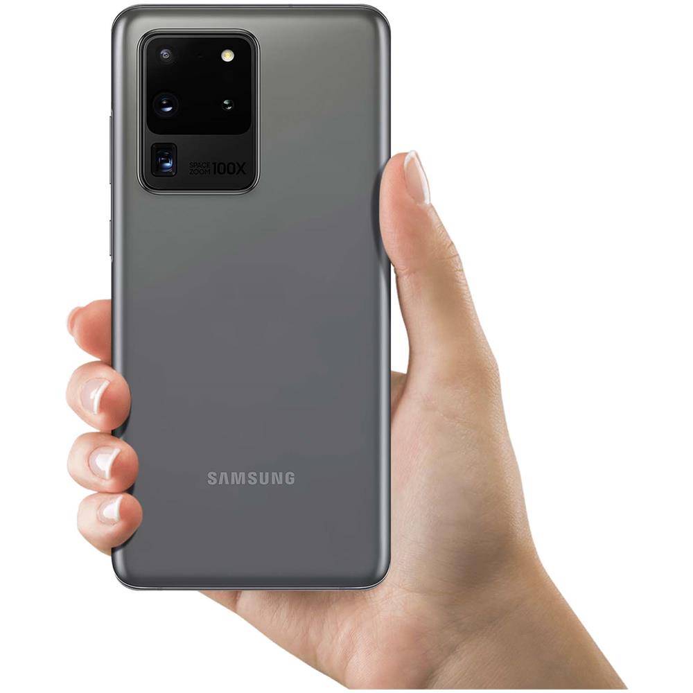 Copribatteria / Facciata Posteriore Grigio Samsung Galaxy S20 Plus Compatibile - Foto 2