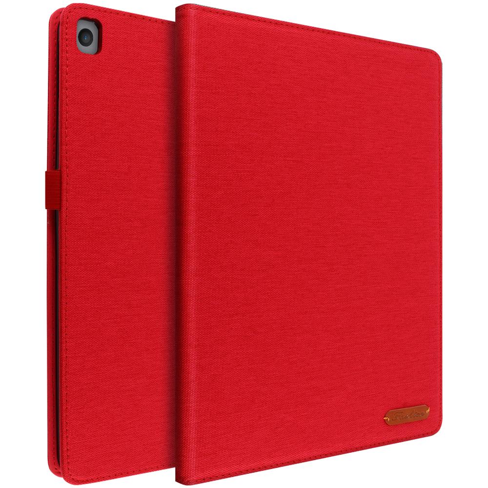 Cover Porta Carte Ipad 9 2021 Ipad 8 2020 Ipad 7 2019 Tessuto Rosso - Foto 1