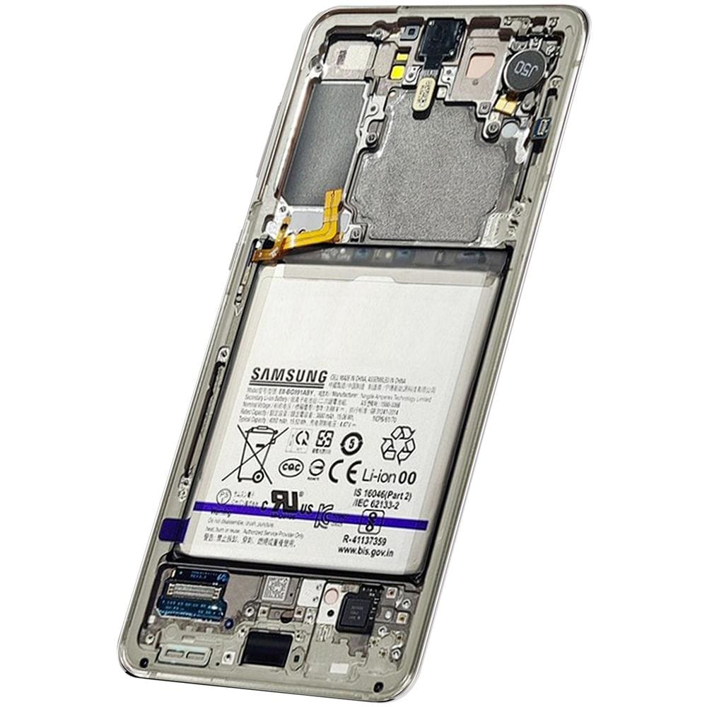 Blocco Completo S21 Lcd Schermo Lcd Vetro Tattile Originali - Foto 2