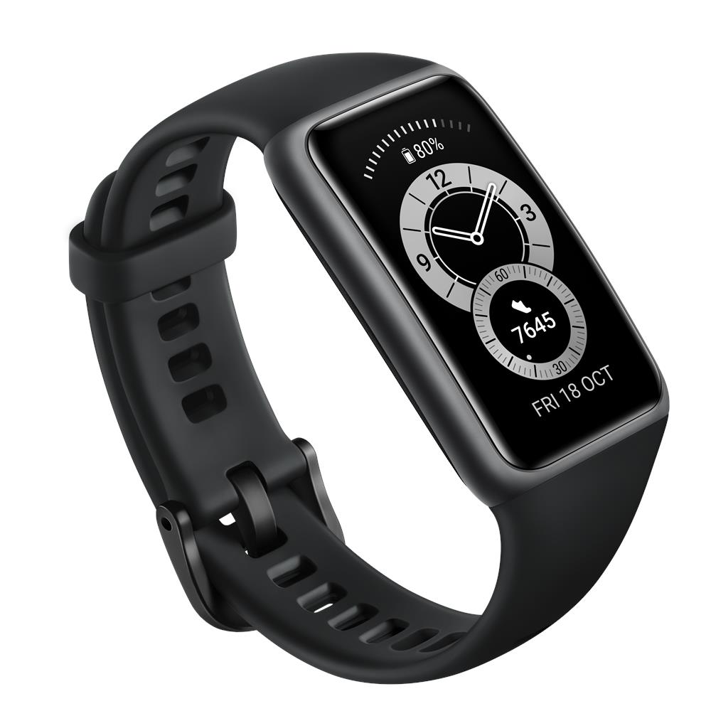 Activity Tracker Band 6 Display 1.47" Bluetooth per Attività Fisica Cardiofrequenzimetro Resistente All'acqua Nero - Foto 3