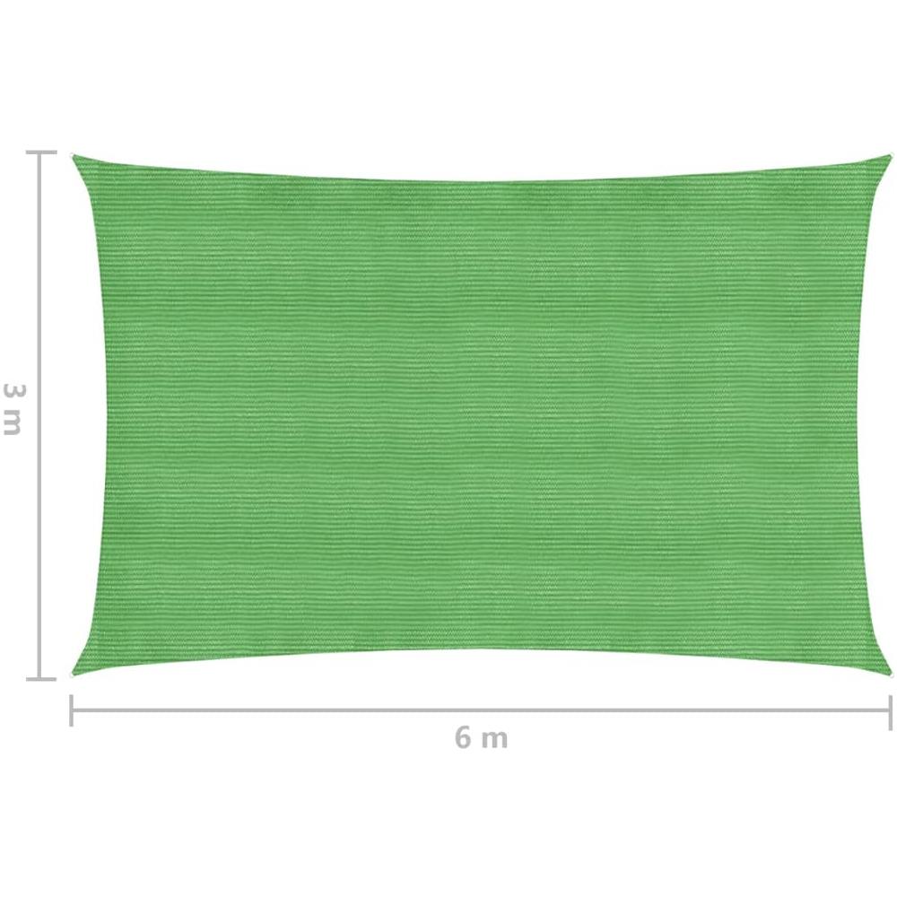 Vela Parasole 160 G / m Verde Chiaro 3x6 M In Hdpe - Foto 6