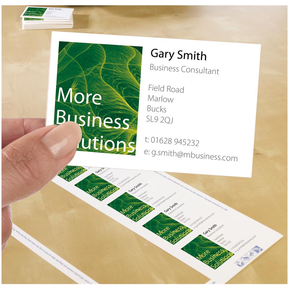 Visitekaart Quick&Clean wit, - Foto 2